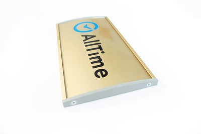 табличка с выпуклым профилем - фото №13